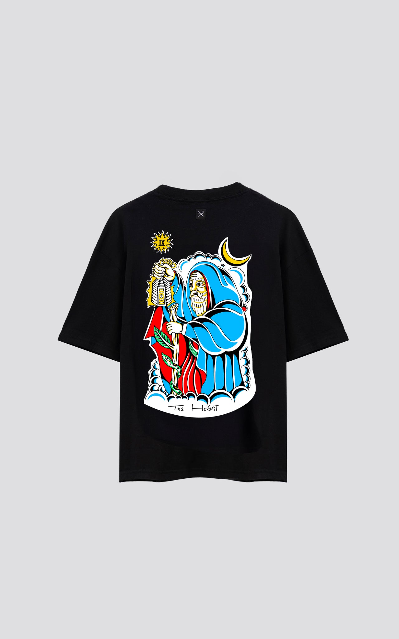 REMERA EL ERMITAÑO [ NEGRO ]