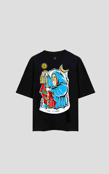 REMERA EL ERMITAÑO [ NEGRO ]