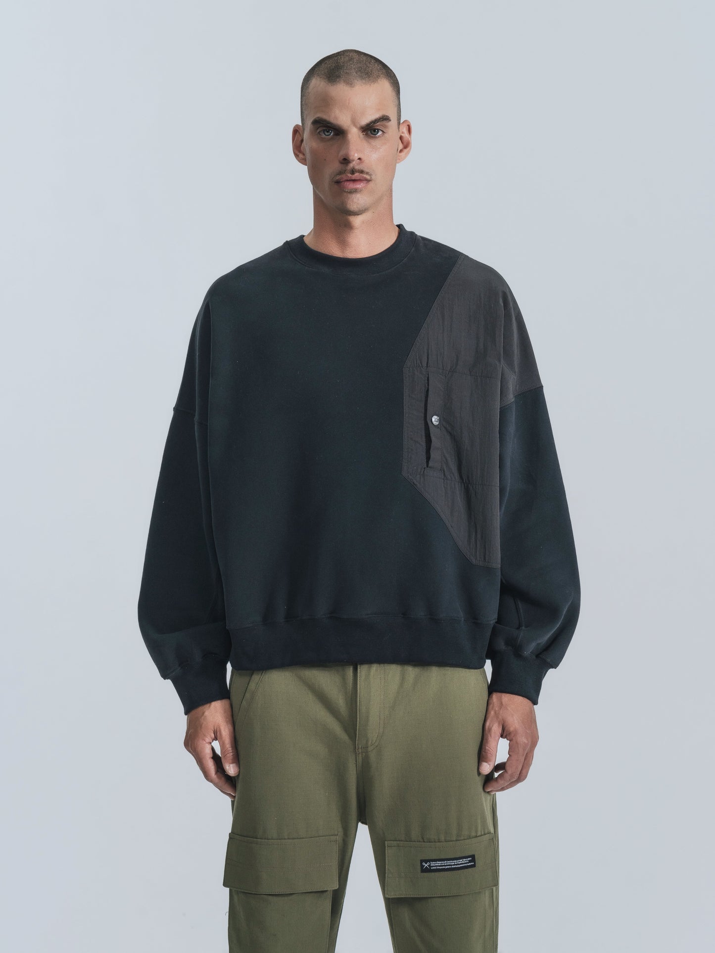 Buzo Layer [ Negro - Negro ]