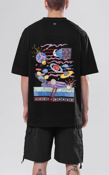 REMERA UNIVERSO [ NEGRO ]