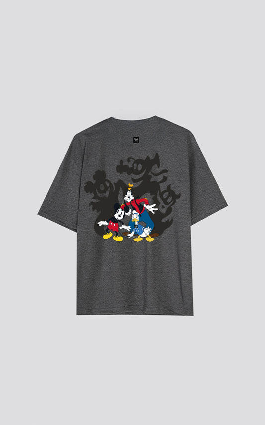 Remera Disney Shadow [ Melange Oscuro ]
