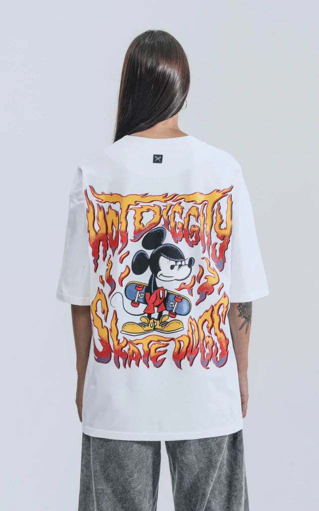 Remera Disney Skateflow [ Blanco ]