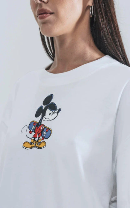 Remera Disney Skateflow [ Blanco ]