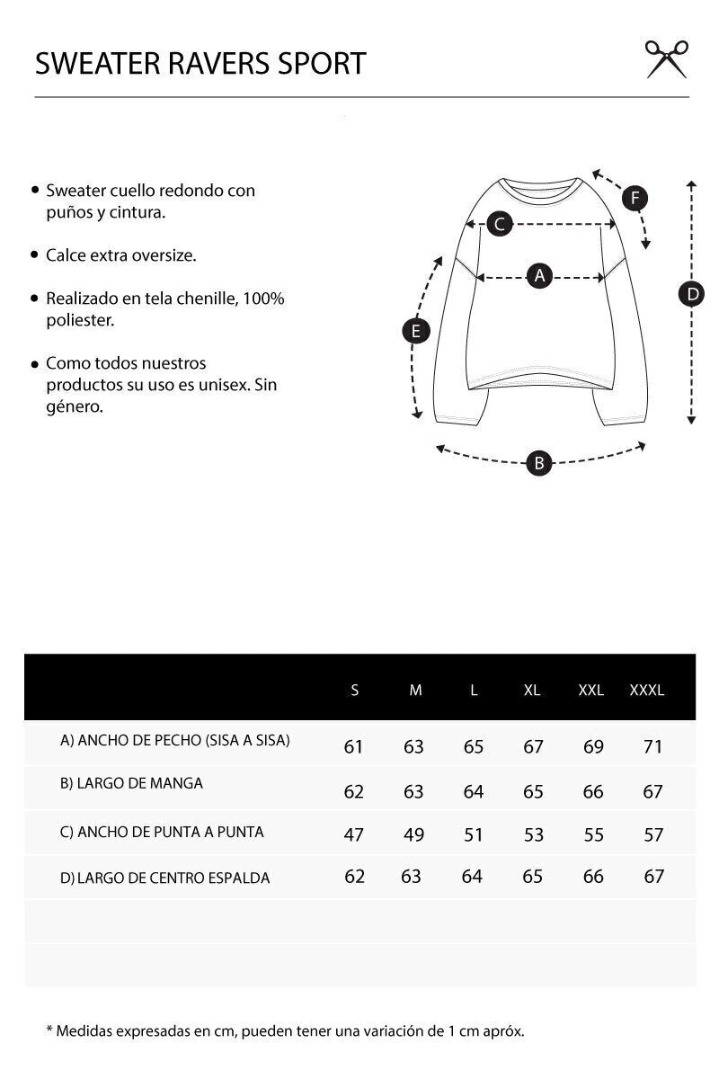 Sweater Ravers Sport 01 [ Negro / Gris ]